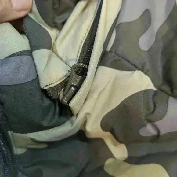 NWOT Time and Tru Womens Camo Puffer Jacket Packable Removable Hood L 12-14 - Picture 5 of 12